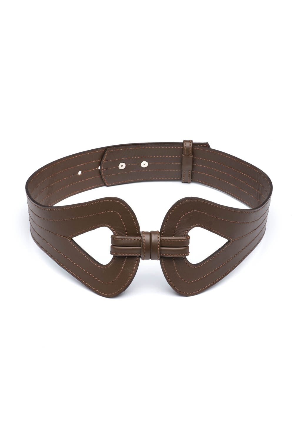 Brown Leather Waist Belt