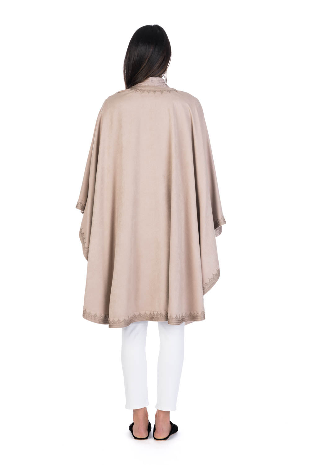 Oatmeal Moroccan Cashmere Cape
