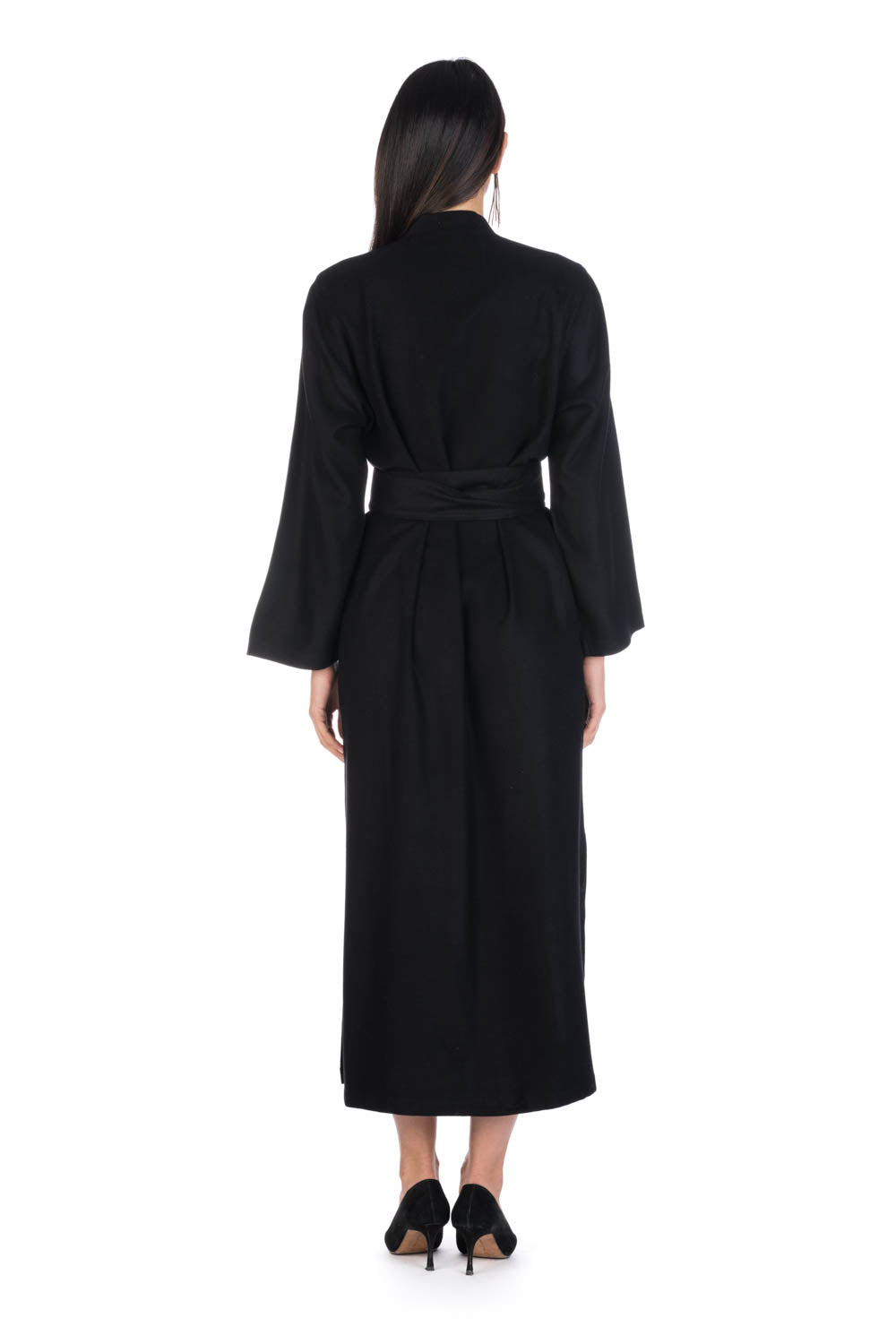 Black Moroccan Cashmere Dress