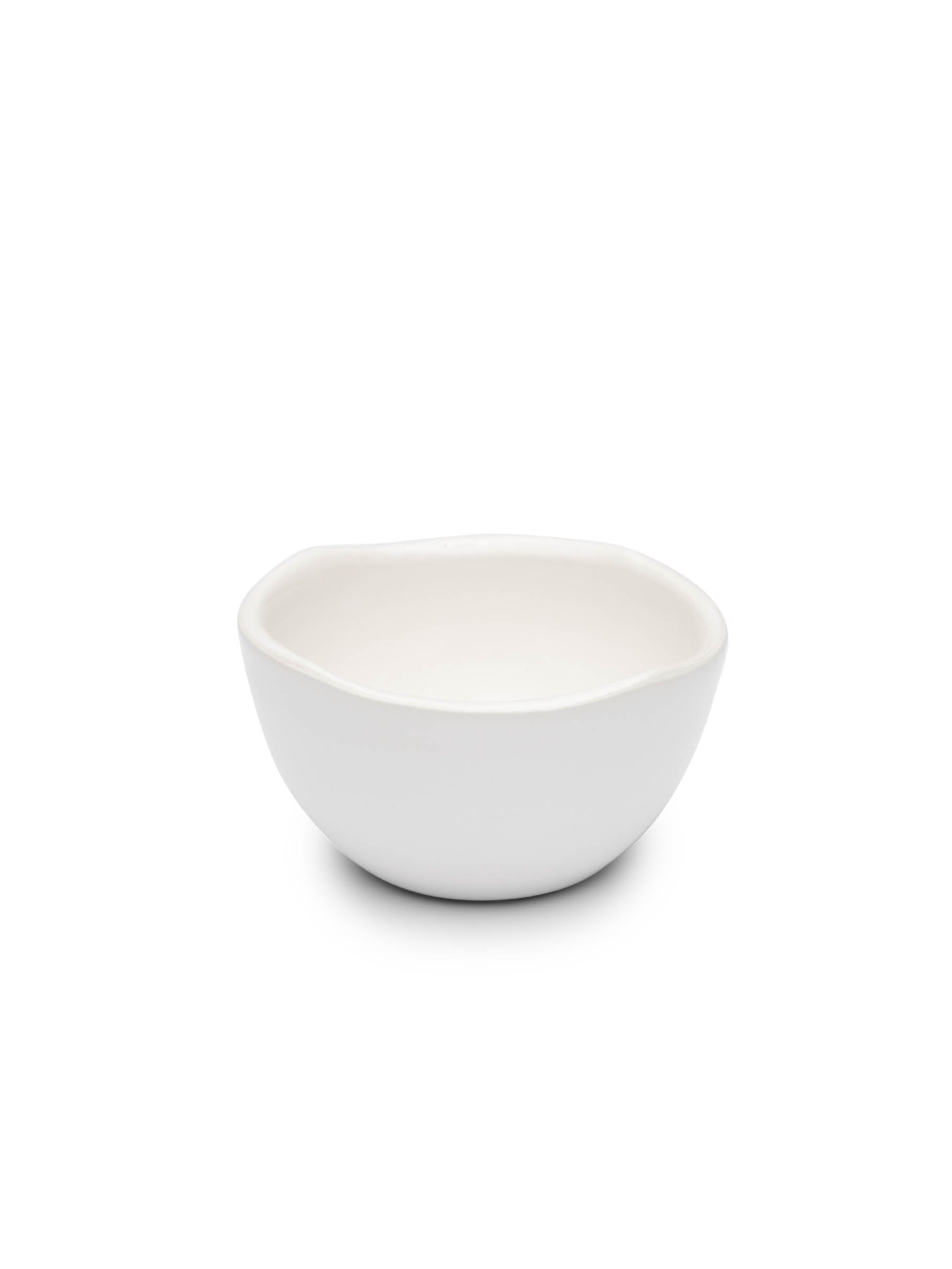 Mini White Glazed Bowl