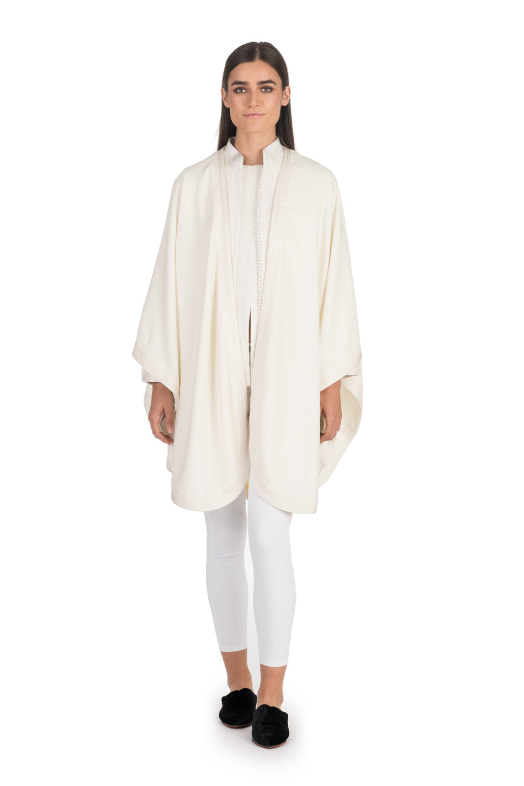 Ivory Moroccan Cashmere Cape