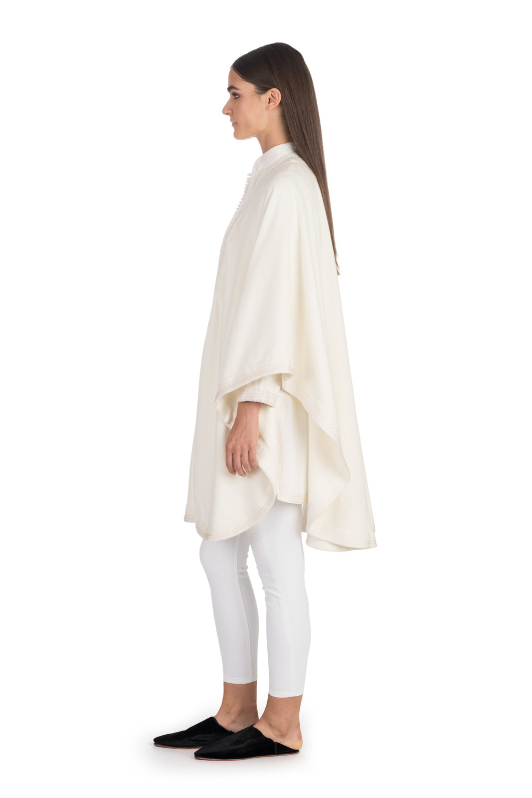 Ivory Moroccan Cashmere Cape