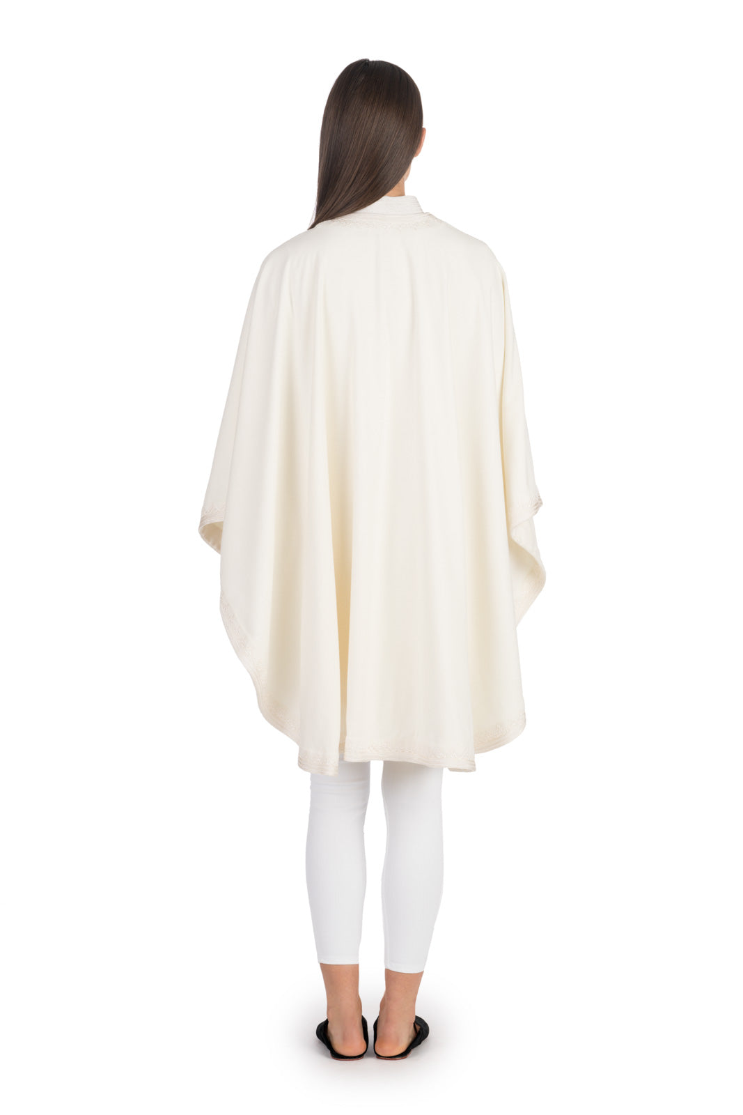 Ivory Moroccan Cashmere Cape