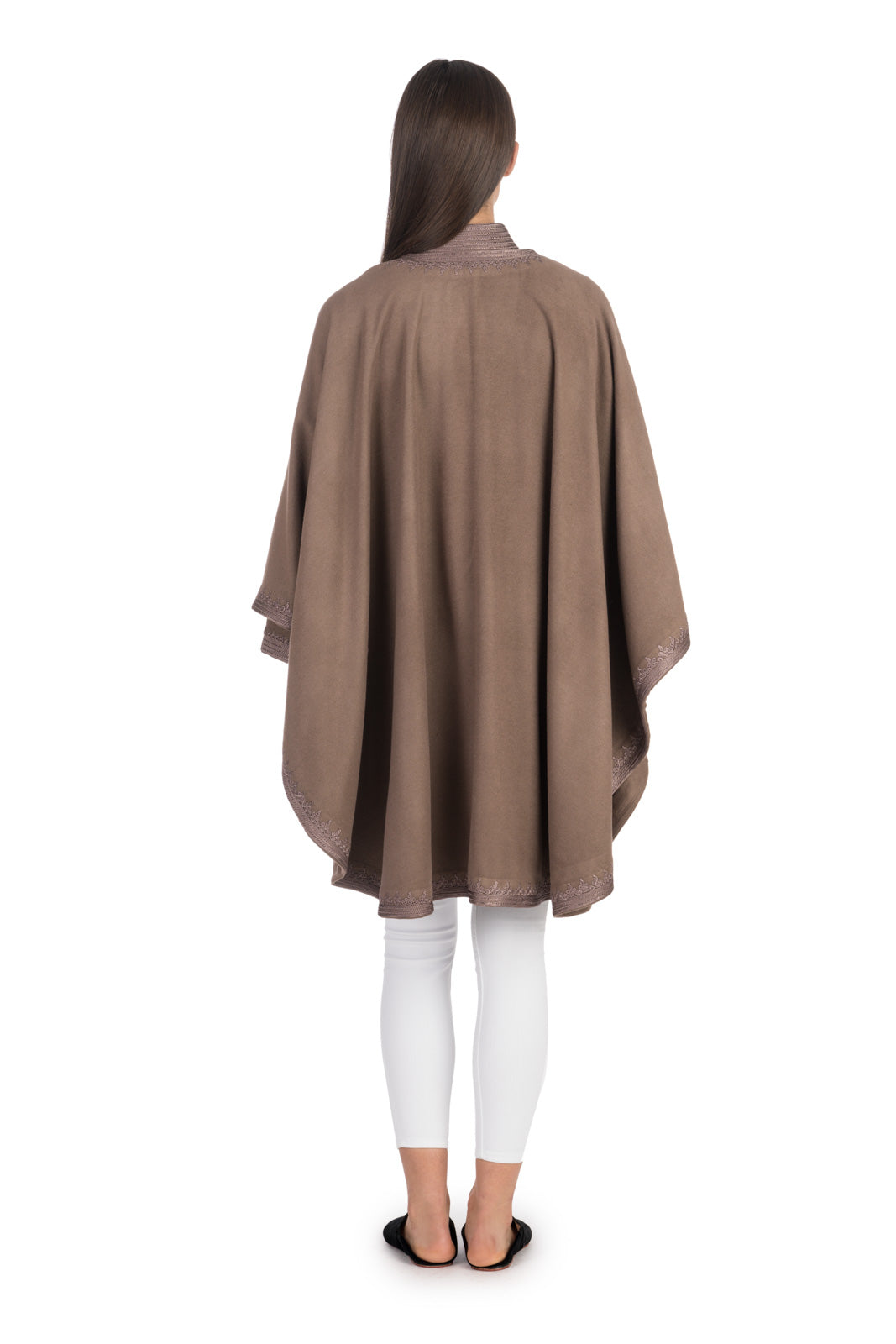 Taupe Moroccan Cashmere Cape