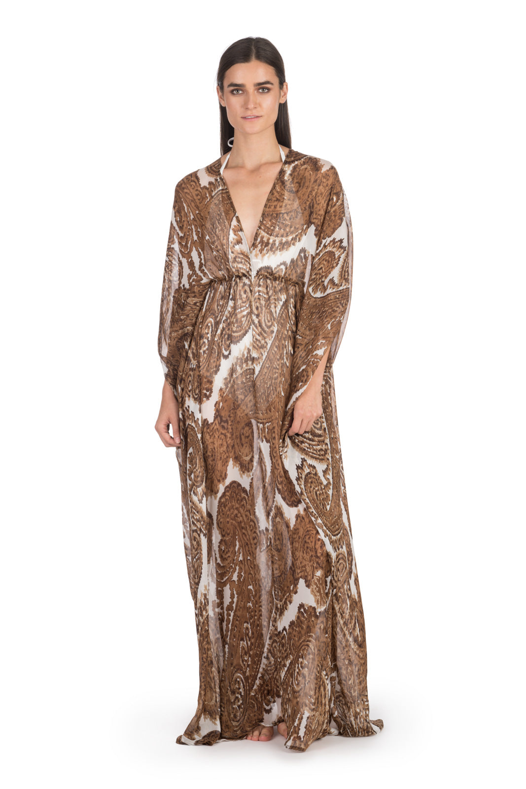 Paisley Silk Kaftan
