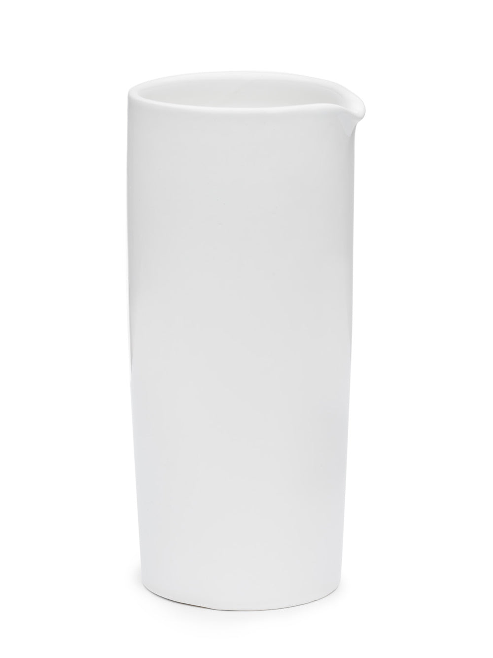 White Glazed Pitcher